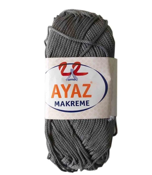 Çanta Aksesuar 100 Gram Polyester Makrome No:22 Koyu Gri ürün görseli 1