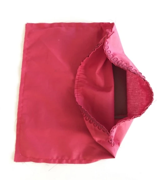 Çanta Aksesuar Fermuarsız 28X28 Cm Dikilmiş Astar Bordo ürün görseli 1