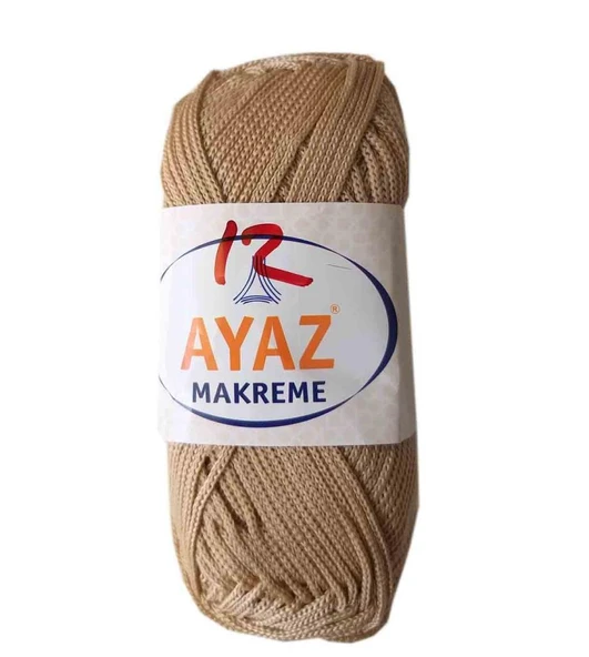 Çanta Aksesuar 100 Gram Polyester Makrome No:12 Açık Vizon ürün görseli 1