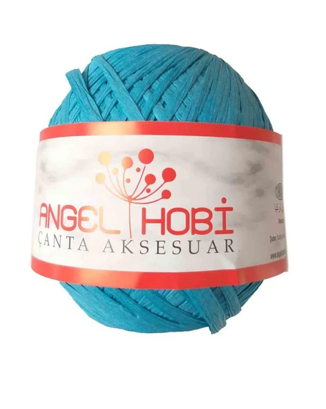 Çanta Aksesuar Bobin Rafya 150 Gr Turkuaz No:7 ürün görseli 1