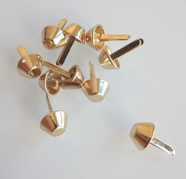 Çanta Aksesuar 10Lu Light Gold Kabara Huni Model ürün görseli 1