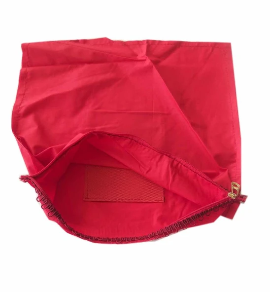 Çanta Aksesuar 38X38 Cm Dikilmiş Halde Fermuarlı Astar Kırmızı ürün görseli 1
