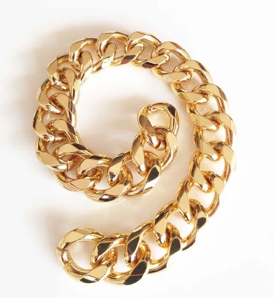Çanta Aksesuar Light Gold Renk Nice Çanta Zinciri 6Mm 22X27 (35 Cm) ürün görseli 1