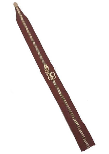 Çanta Aksesuar Tek Stoplu 45 Cm Fermuar Light Gold Metal Borda Renk ürün görseli 1