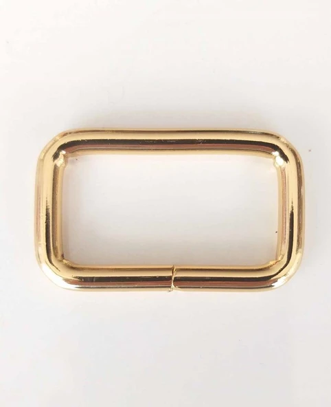 Çanta Aksesuar Dikdörtgen Halka 4 Cm Light Gold ürün görseli 1