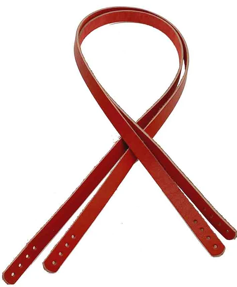 Çanta Aksesuar Gerçek Deri 70X1.2 Cm Kırmızı Renk Çanta Sapı ürün görseli 1