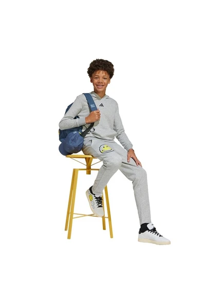 adidas Unisex Çocuk Gri  Eşofman Altı J SMI PANT JD3287 ürün görseli 1
