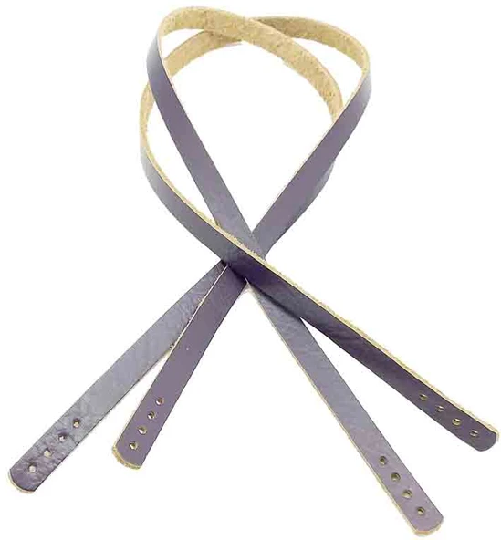 Çanta Aksesuar Gerçek Deri 70x1.2 cm Mor Renk Çanta Sapı ürün görseli 1