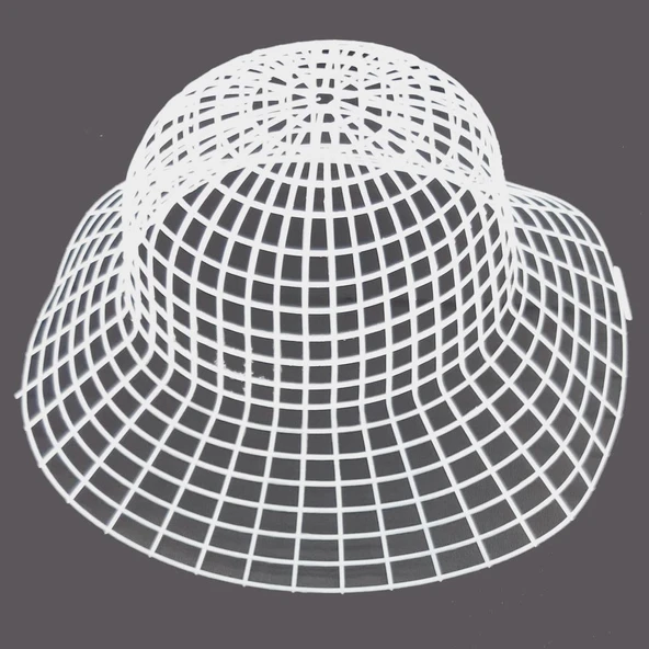 Çanta Aksesuar 3D Şapka Şeklinde Beyaz Plastik Kanvas ürün görseli 1
