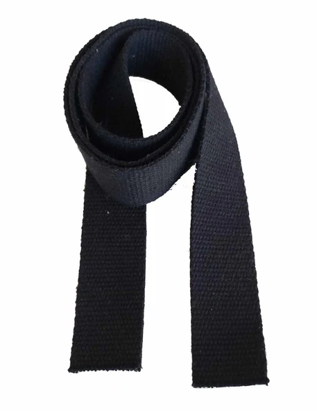 Çanta Aksesuar 4 Cm Pamuklu Kolon 1 Metre Siyah ürün görseli 1