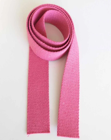 Çanta Aksesuar 4 Cm Pamuklu Kolon 1 Metre Fuşya ürün görseli 1