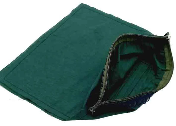 Çanta Aksesuar 28X28 Cm Dikilmiş Fermuarlı Astar Koyu Yeşil ürün görseli 1