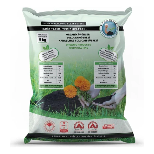 KaraElmas Solucan Gübresi 5 kg ürün görseli 1