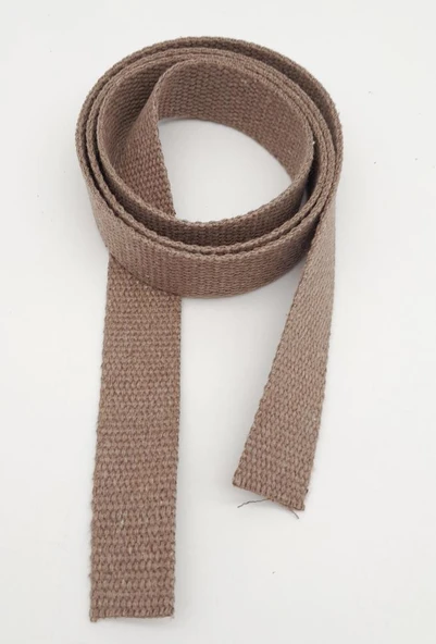 Çanta Aksesuar 3 Cm Pamuklu Kolon 1 Metre Vizon Renk ürün görseli 1