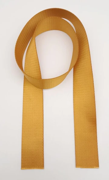 Çanta Aksesuar 4 Cm Hardal Renk Polyester Kolon 1 Metre ürün görseli 1