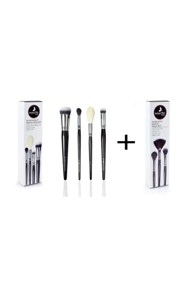 Pro 4 Lü En Sevilenler Makyaj Fırça Seti NASBRUSHSET54 + Aydınlatıcı Makyaj Fırça Seti - 49 ürün görseli 1