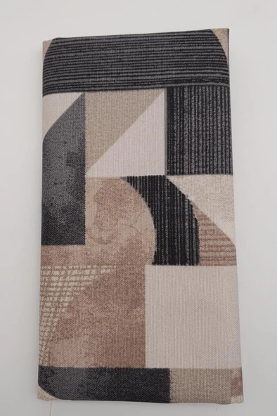 Çanta Aksesuar 90X50 Cm Duck Astarlık Kumaş Geometrik Desen No:10 ürün görseli 1