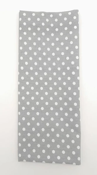 Çanta Aksesuar 120x50 cm Gri Renk Küçük Puantiyeli Pamuklu Astarlık Kumaş No:23 ürün görseli 1