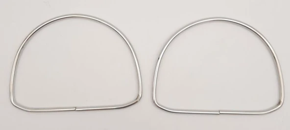 Çanta Aksesuar 12.5 cm D Model Gümüş Renk Metal Çanta Tutma Sapı - Resim 3