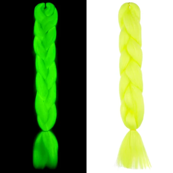 Fosforlu Neon Örgülük Saç Esperer 100 Gr. - Sarı ürün görseli 1