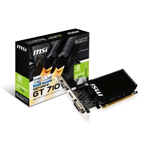 MSI GT 710 2GD3H 2GB LP DDR3 64Bit DVI/HDMI/VGA ürün görseli 1