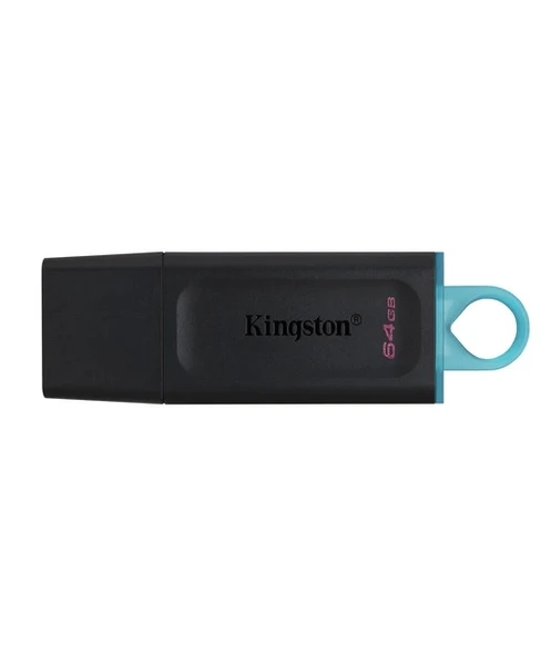 Kingston 64GB USB 3.2 Exodia DataTraveler Exodia (Black + Teal) ürün görseli 1