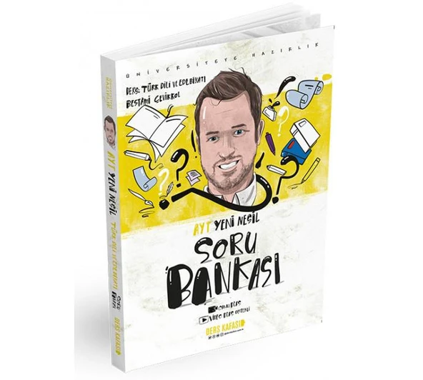 AYT Yeni Nesil Türk Dili ve Edebiyatı Soru Bankası Ders Kafası Hijyenik Kitap ürün görseli 1