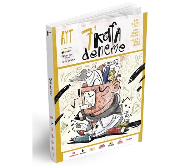 AYT 7 Kafa Deneme Süper Kitap Hijyenik Kitap ürün görseli 1