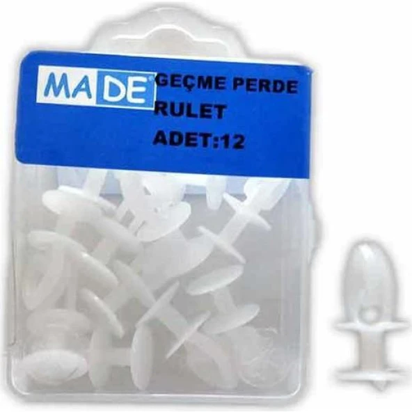 Made Geçme Perde Rulet ( 1 Kutu :12 Adet) ST-21 ürün görseli 1