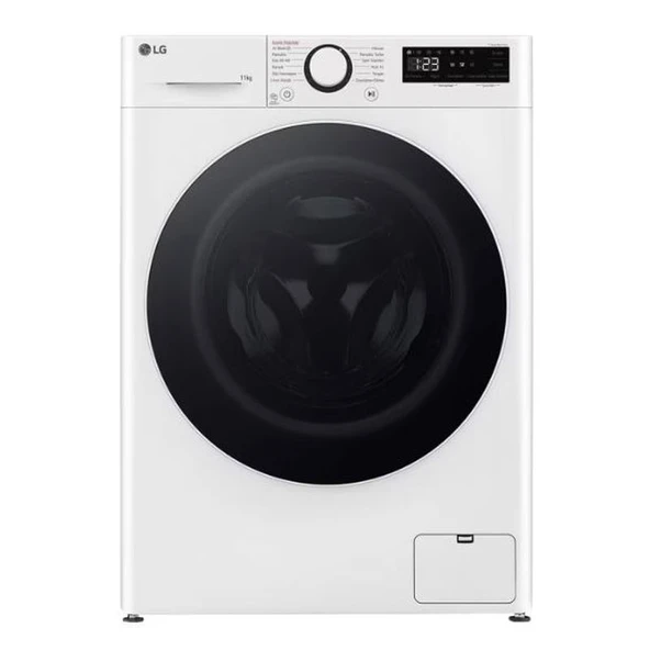 LG F4Y5EYW0W 11 Kg 1400 Devir Beyaz Çamaşır Makinesi ürün görseli 1