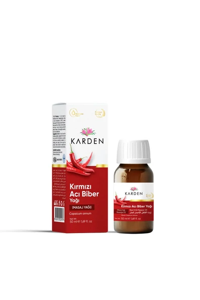 KARDEN Kırmızı Acı Biber Yağı 50 ml ürün görseli 1