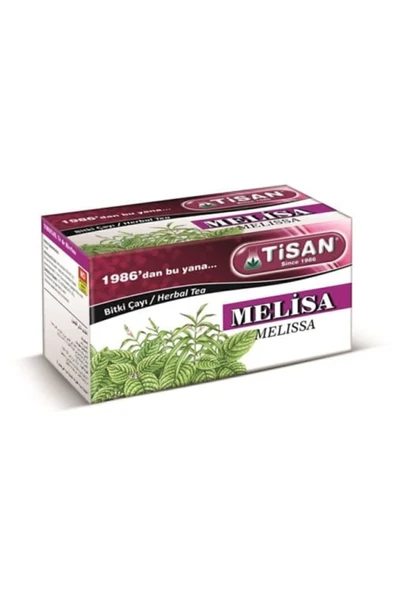 TİSAN Melisa Bitki Çayı 20 Süzen Poşet Melisa Poşet Çay Melissa Oğul Otu Çayı ürün görseli 1