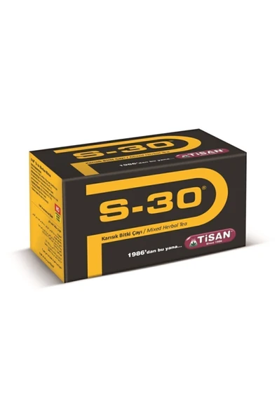 TİSAN Prostat Şikayetlerine Yardımcı S-30 Karışık Bitki Çayı (20 Poşet) ürün görseli 1