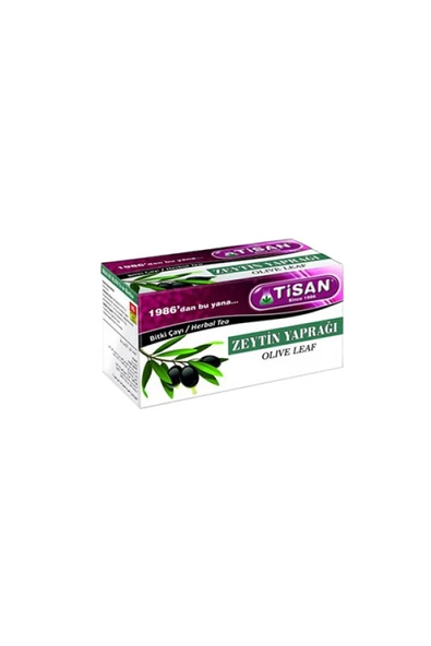 TİSAN Zeytin Yaprağı Bitki Çayı 20'li Süzen Poşet ürün görseli 1