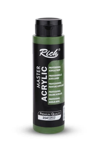 Rich Master Akrilik Boya 500 ml Çimen ürün görseli 1