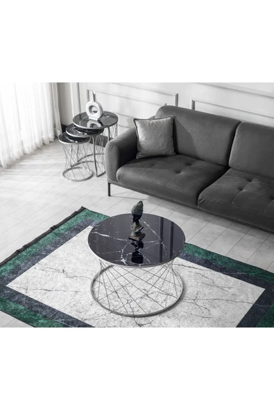Zigonzi Deeport Luxury 4parça Hasir Kum Saaati̇ Zi̇gon Sehpa ürün görseli 1
