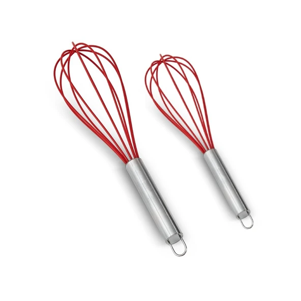 Aryıldız Dailytools Silikon Çırpıcı Set Kırmızı 2 Parça Ar261125 ürün görseli 1