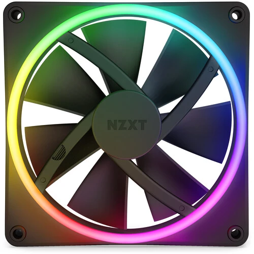 NZXT F140 RGB Duo Siyah 140 mm Fan RF-D14SF-B1 ürün görseli 1