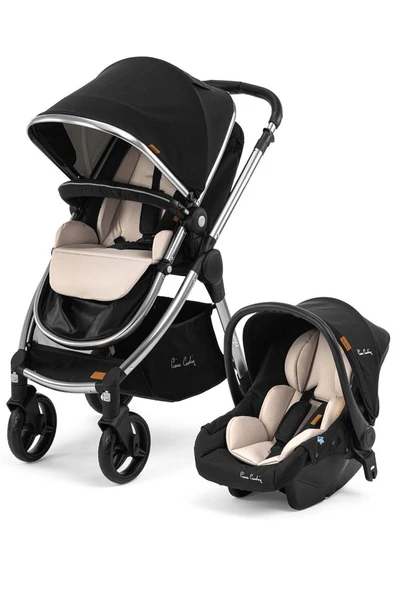 Pierre Cardin Voyager Bebek Arabası Siyah ürün görseli 1