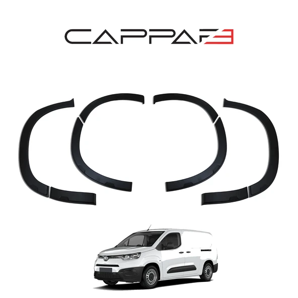 TOYOTA PROACE CİTY ARACA ÖZEL ÇAMURLUK DODİK 8 PARÇA 2021 2022 2023 2024 2025 ürün görseli 1