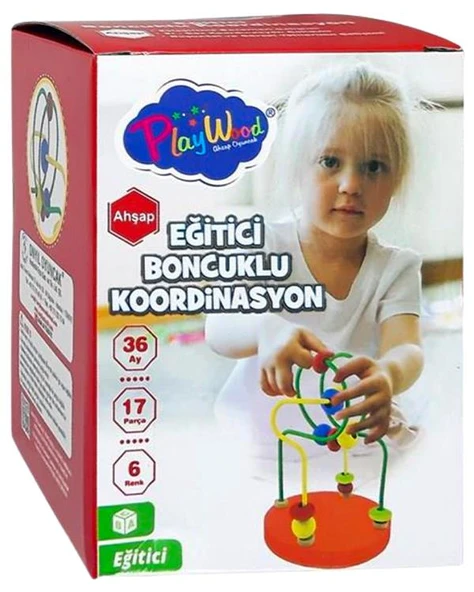 Playwood Ahşap Mini Boncuklu Koordinasyon ONY394 ürün görseli 1