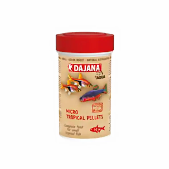 Dajana Micro Tropical Pellets 100 Ml 55 Gr ürün görseli 1