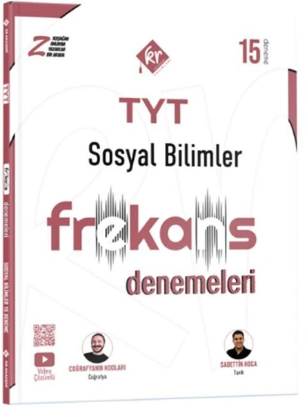 KR Akademi TYT Sosyal Bilimler 15 li Frekans Denemeleri ürün görseli 1