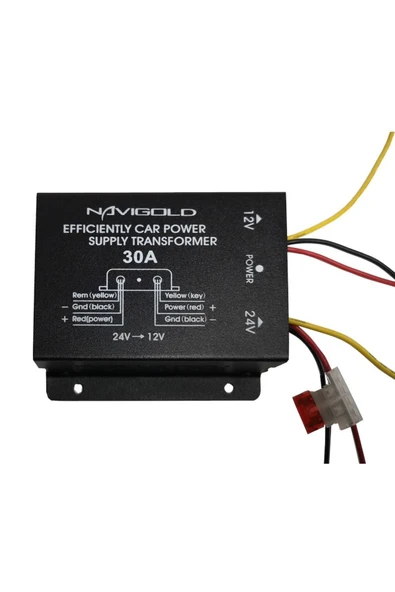 Powermaster NAVIGOLD 24V DC / 12V DC 30 AMPER OTO KONVERTÖR 4390 ürün görseli 1