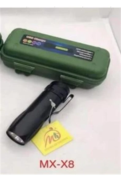 Powermaster Mx-x8 300 Metre Menzilli Usb Şarjlı El Feneri ürün görseli 1