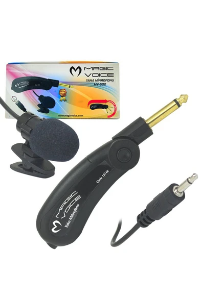 Lallim MAGICVOICE MV-502 GOLD KABLOLU YAKA MİKROFONU * TUNMIC MM-502 (4767) - LAL1277-4564 ürün görseli 1