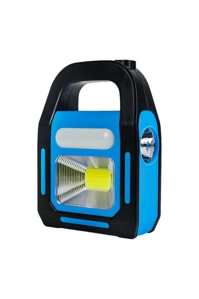 POWERMASTER HB-9707A-2 3 KADEMELİ USB ÇIKIŞLI ŞARJ EDİLEBİLİR SOLAR LAMBA ürün görseli 1