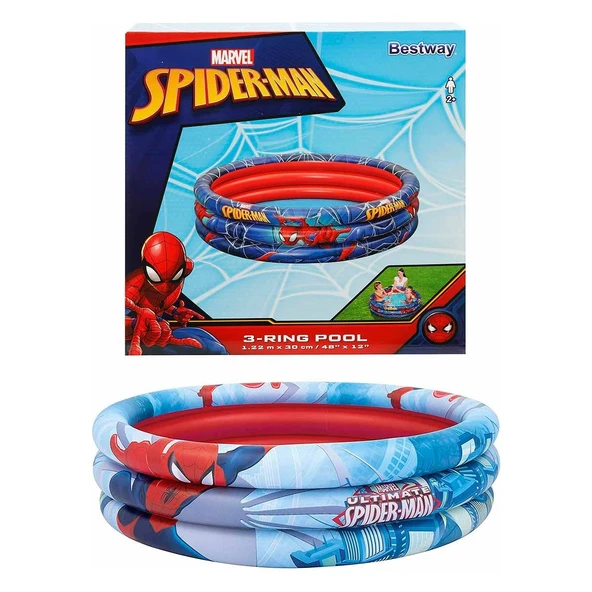 BESTWAY ŞİŞME HAVUZ SPİDERMAN 122X30CM KZLBW98018	1403 3874 ürün görseli 1