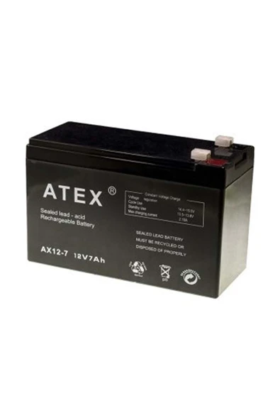 Atex Ax- 12v 7 Ah Kuru Akü ürün görseli 1