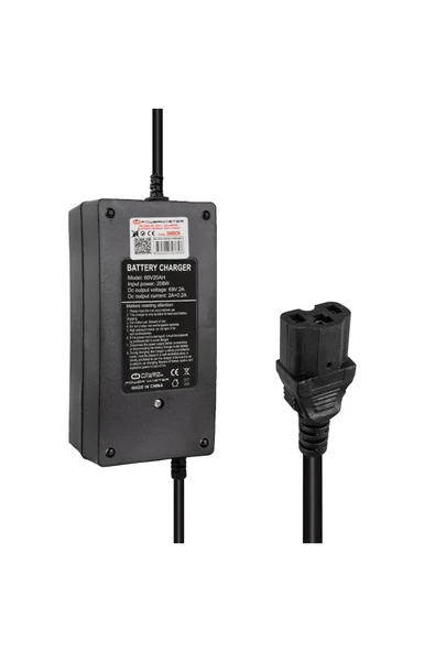 EGB POWERMASTER PM-31801 60 VOLT - 20 AMPER C16 ERKEK UÇLU ELEKTRİKLİ BİSİKLET ŞARJ CİHAZI ürün görseli 1